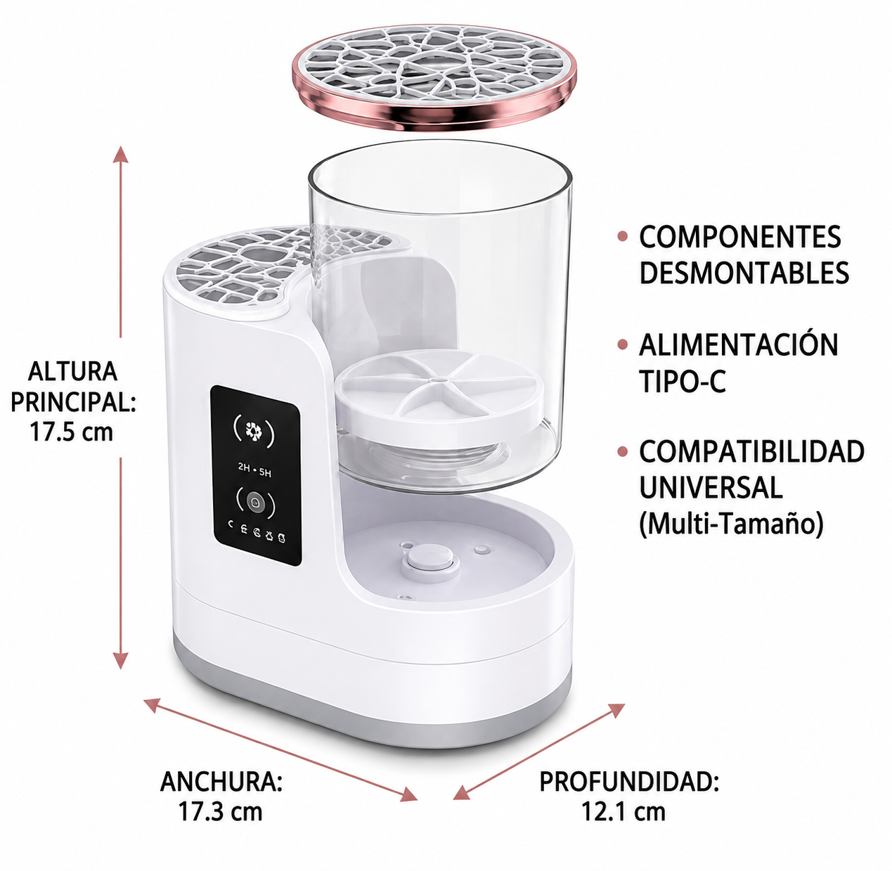 BRUSHEA™ Limpiador Eléctrico de Brochas