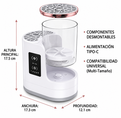 BRUSHEA™ Limpiador Eléctrico de Brochas